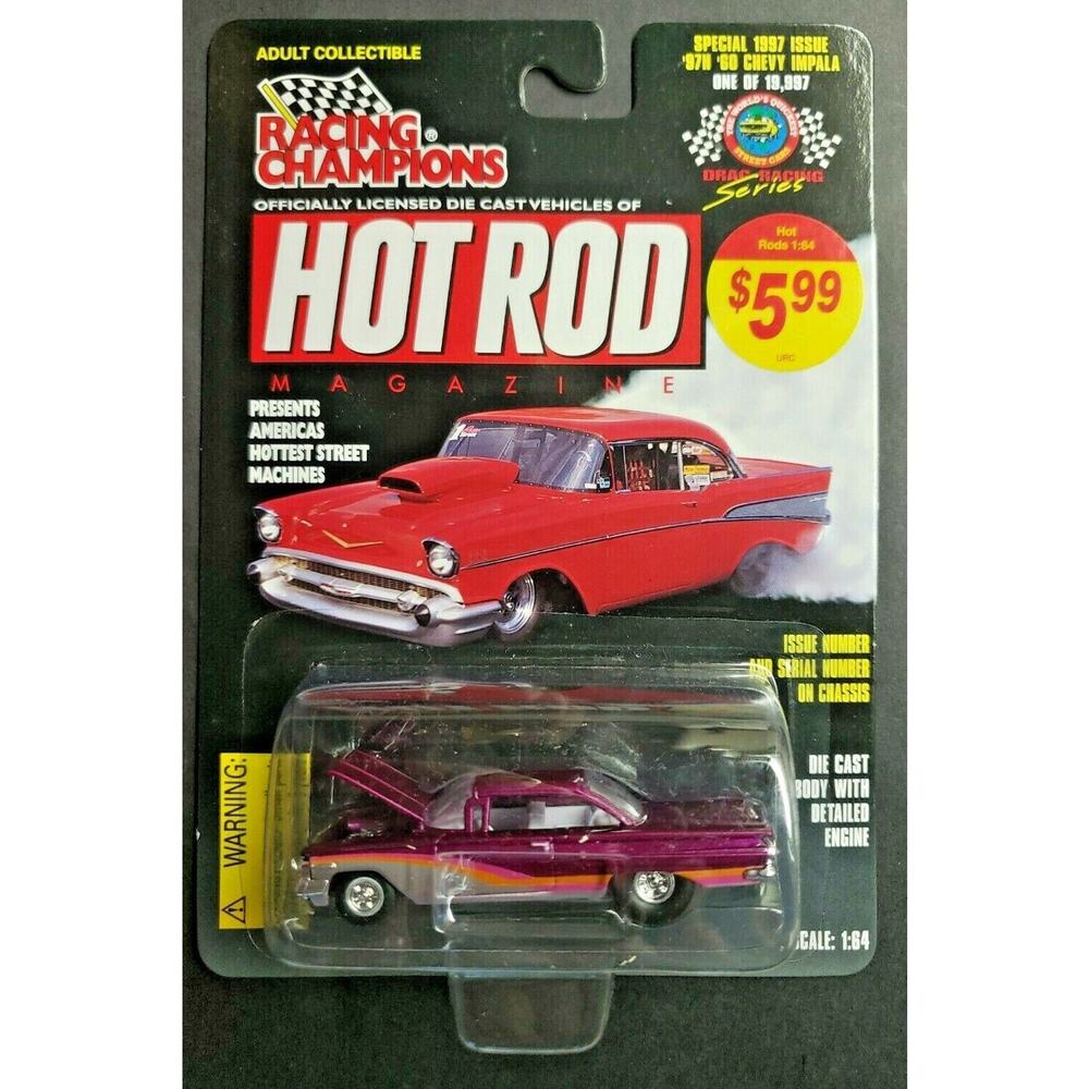 1997 Racing Champions Hot Rod Mag Special Edition '60 Chevy Impala 1:64 HW1